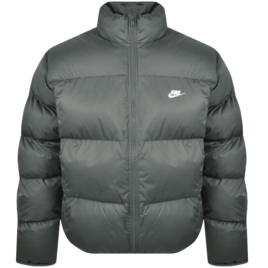 Nike Logo Puffer Jacket Grey Mainline Menswear Canada